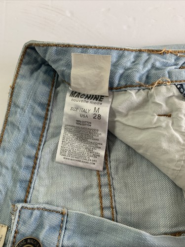 Machine Nouvelle Mode NWT distressed denim shorts Size M - Picture 3 of 5