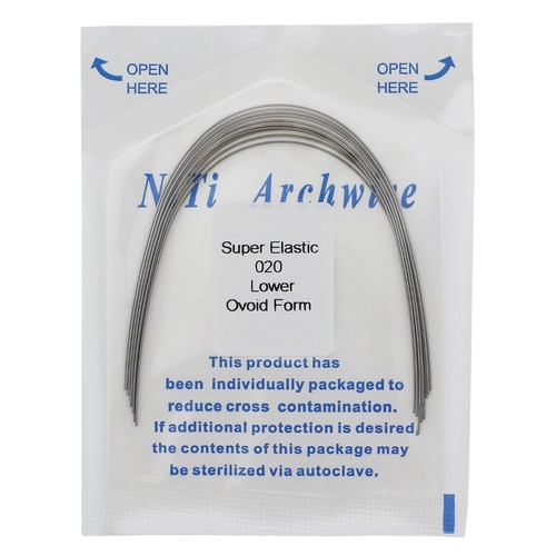 Dental Orthodontic NiTi Arch Wire Archwire Arcos De Ortodoncia Round Ovoid Form - Picture 25 of 42