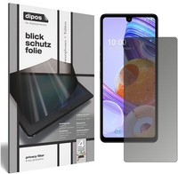 Lg K71 Blickschutzfolie Matt Schutzfolie Folie Display Schutz Dipos