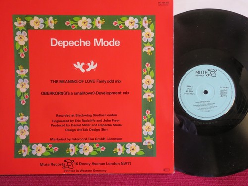 DEPECHE MODE - The Meaning of Love - 1st Press Germany 1982 - 12", Maxi 45 T/ EX - Imagen 3 de 3