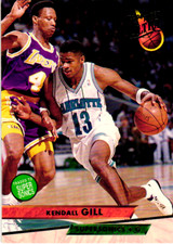 1993-94 Ultra Seattle Supersonics Basketball Card #176 Kendall Gill