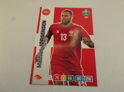 Panini Adrenalyn XL UEFA Euro 2020 ''MATHIAS JORGENSEN'' #107 Trading Card
