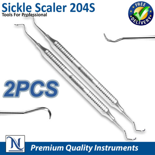 Sichel Scaler 204S zahnärztliche Handinstrumente Pro Parodontalhygiene Pick Tool - Bild 5 von 9
