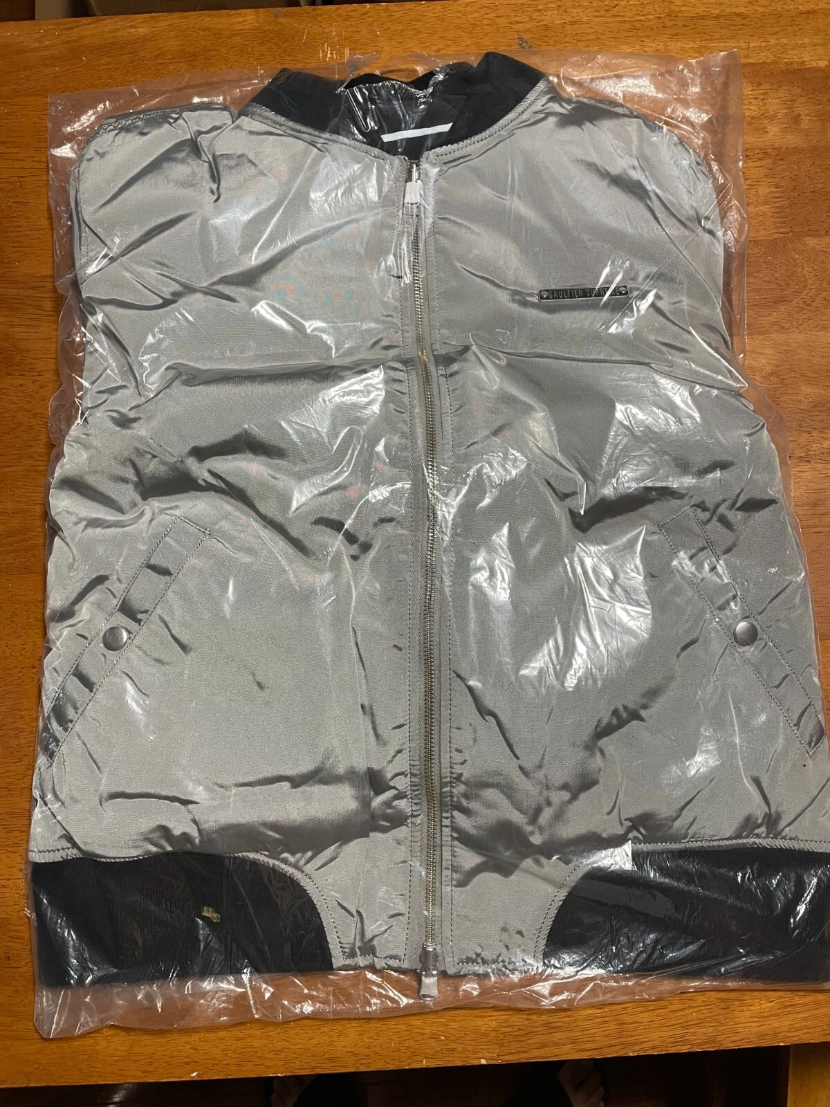 Sac à dos réversible Supreme Jean Paul Gaultier MA 1 Bomber taille moyenne argent SS19