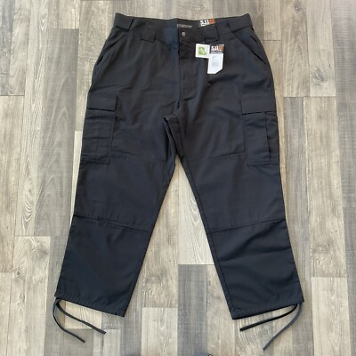 5.11 Tactical TDU 74003 Pantaloni Lavoro Uomo, Blu Marino Scuro, 4XL, Tessuto Ripstop Con Teflon, Vita Regolabile - 4