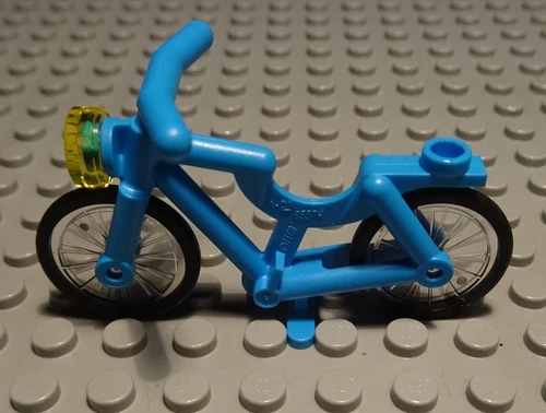 Lego Figure Accessories Bicycle Azure Blue