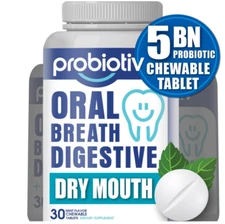 Oral Probiotics for Mouth Bad Breath W/ 5 Billion CFU – “Two-In-One Combo” Chewa