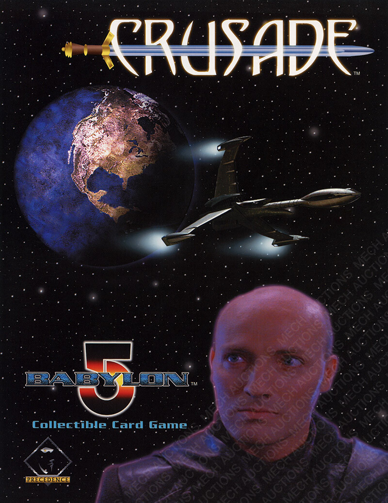 Babylon 5 CCG Crusade Edition Official Sell Sheet Ad Flyer Cards