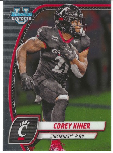 2024 Bowman University Chrome #47 Corey Kiner Refractor B14R2C30