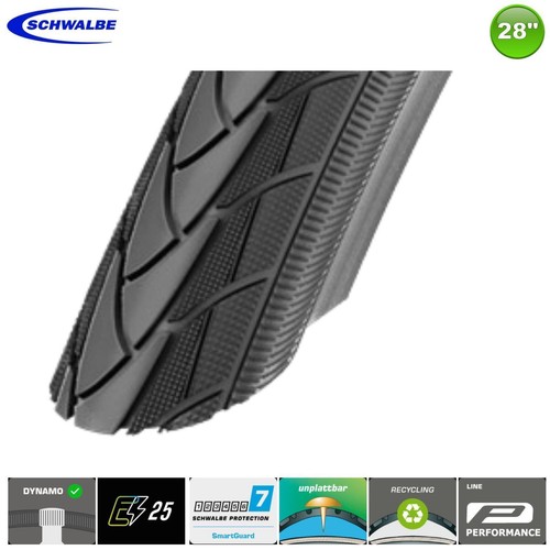 Schwalbe Marathon Plus Bicycle Tires Flat Reflex 28-622 - Picture 2 of 10