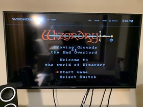 Wizardry: Proving Grounds of the Mad Overlord Nintendo Nes Game + manual insert