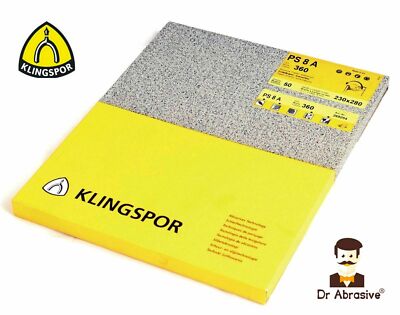 Nasses und trockenes Schleifpapier Klingspor Blätter Schleifpapier wasserdicht KÖRNUNG 60-7000