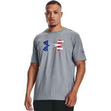 Mens Under Armour UA Freedom Big Logo S/S T-Shirt - XL/Large/Medium - NWT