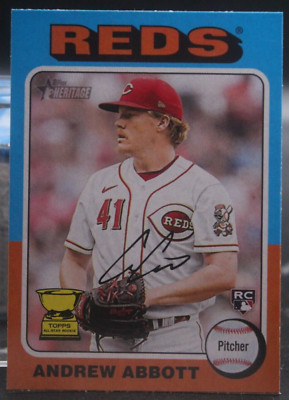 Andrew Abbott (Reds/RC/Virginia Cavaliers) - 2024 Topps Heritage #470