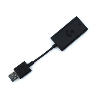 USB DAC Soundkarte 881-000315 A00092 3,5 mm Audio Adapter Dongle für Logitech...