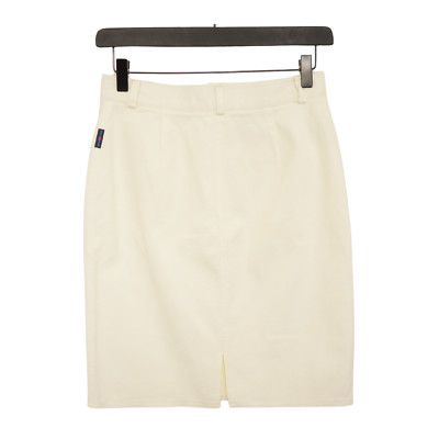 Women Jeans Les Copains Skirt Beige Cotton Size M IT42 F38 US8 GB10 XME561