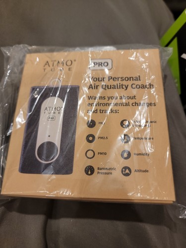 Atmo Tube Pro Portable Air Quality Monitor New Sealed Free Shipping