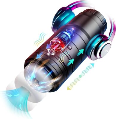 Automatic Sucking Thrusting Telescopic Male Masturbator Cup Intelligent  Heating
