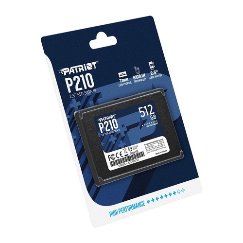 Lot de 10 SSD PC/MAC internes Patriot P210 128G 256G 512 Go 1 To 2,5" SATA3 6 Go/s - Photo 29/39