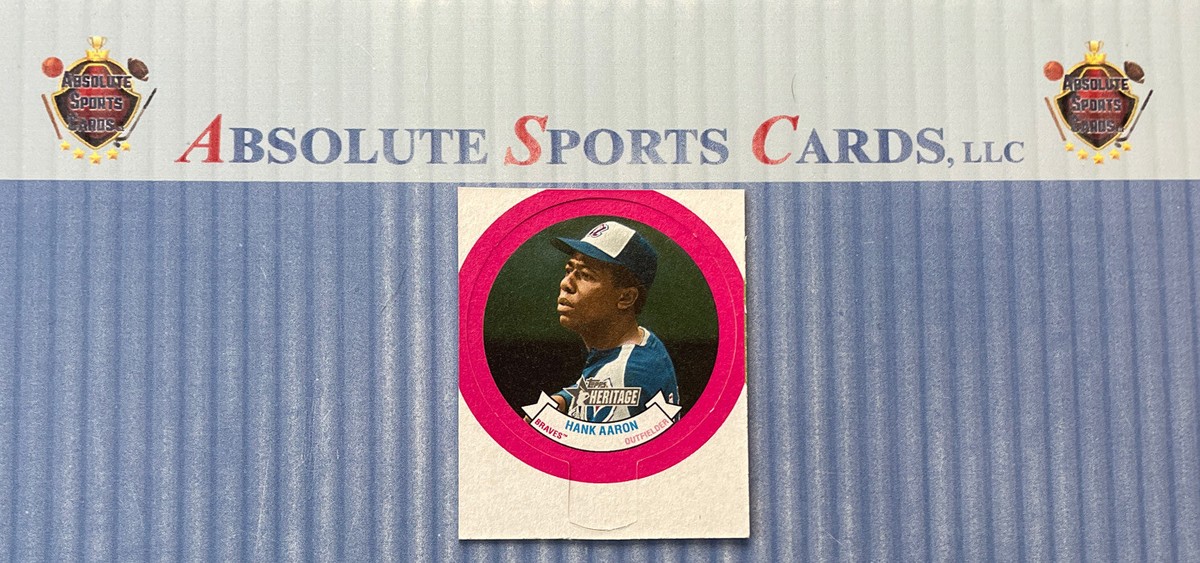 2022 Topps Heritage Baseball Stars Bubble Gum HANK AARON | Insert