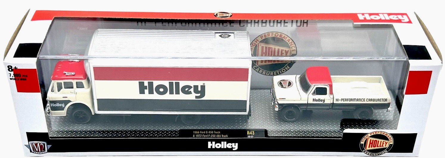 M2 MACHINES AUTO HAULERS 1966 FORD C950 BOX TRUCK & 1972 FORD F250 EXPLORER 4X4