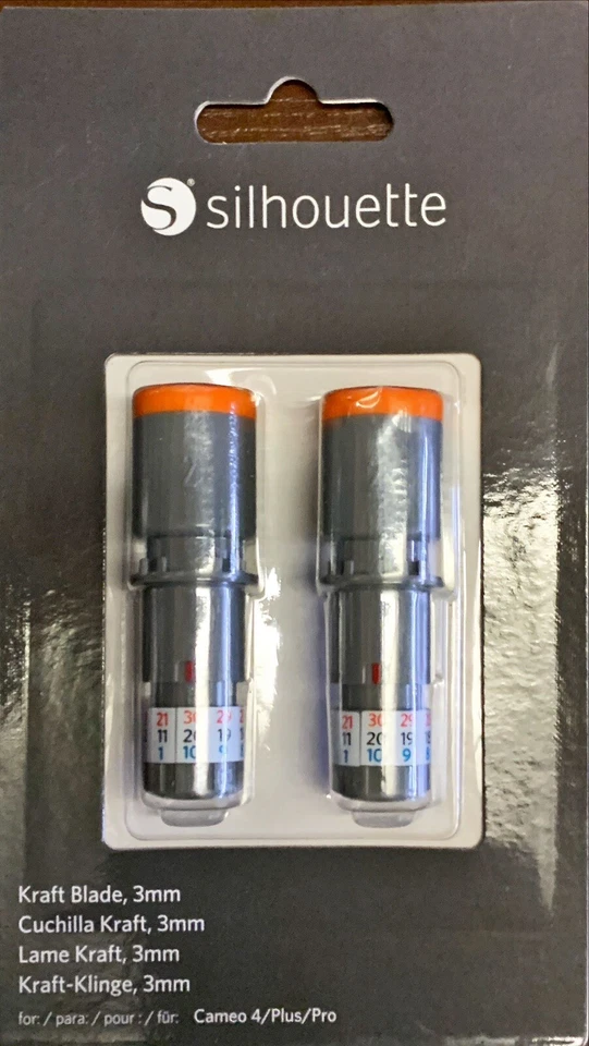2er Silhouette Plot­ter Messer BLA­DE KRAFT Kraftmes­ser 3mm Cameo 4 Plus Pro
