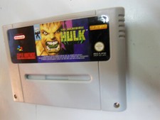 Thumbnail of ebay&reg; auction 124961836542 | Nintendo SNES The Incredible Hulk