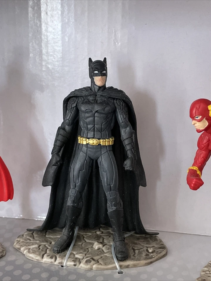 SCHLEICH DC LIGA DE LA JUSTICIA 4 figuras Superman, Batman, Flash Foto 3 de 4