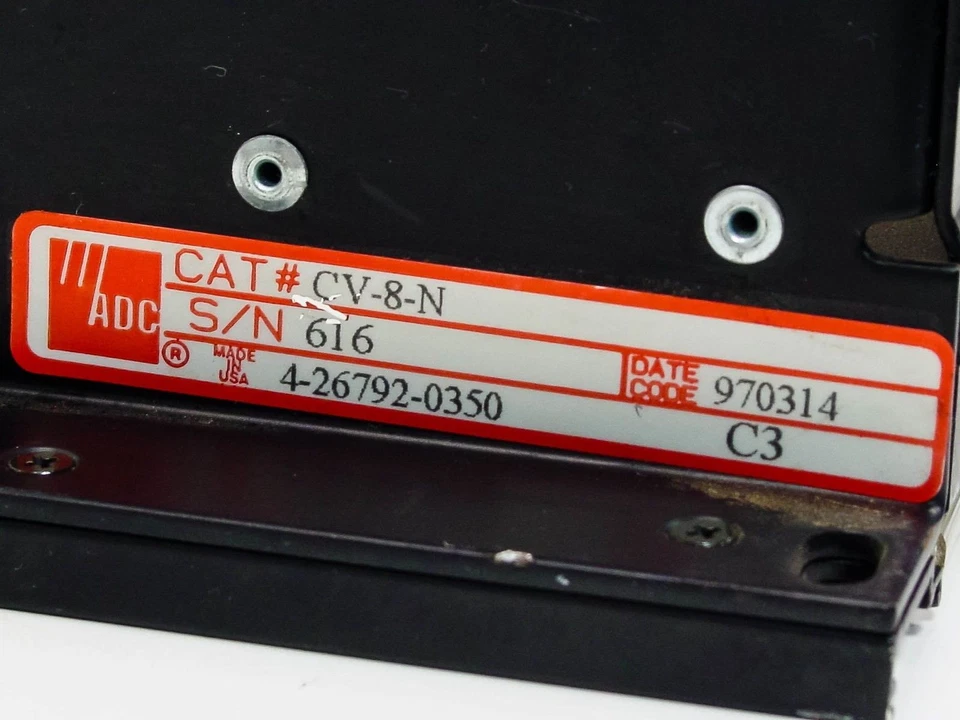 Bahía de parches de video ADC CV-8-N RGB con BNC/COAX en la parte trasera - Montaje en rack de 19" Foto 3 de 4