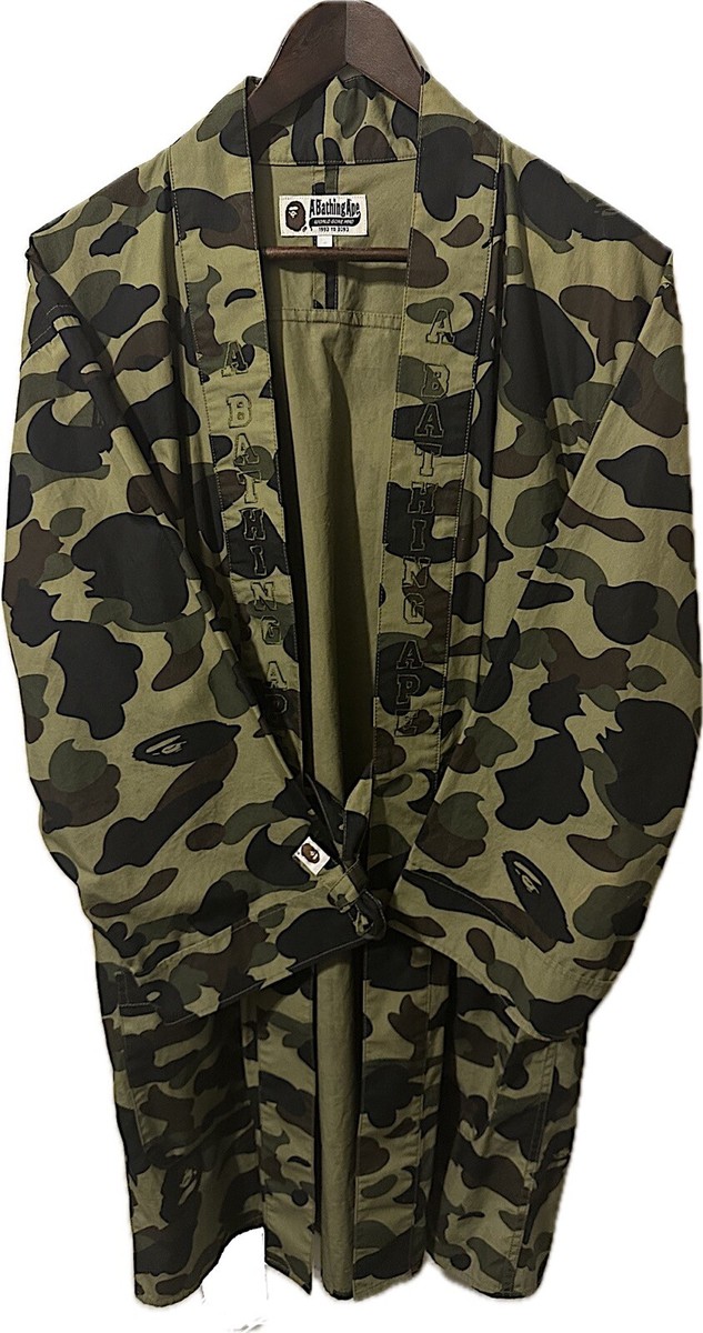 A BATHING APE BAPE KIMONO SHIRT＆SHORTS A BATHING APE BAPE KIMONO SHIRT＆SHORTS