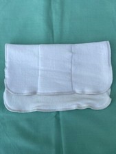 Loveybums Large 1 Sample Organic Cotton Prefold Natural Size 14 in.X 16 in .