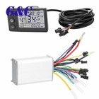 E-Bike Controller 24/36/48V Brushless Controller with LCD Display Panel