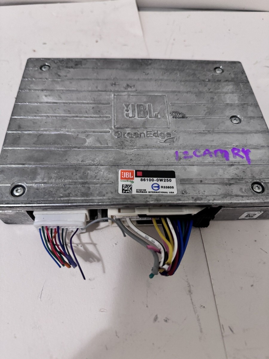 2012 TOYOTA CAMRY JBL AUDIO RADIO AMPLIFIER OEM 86100-OW250 | eBay