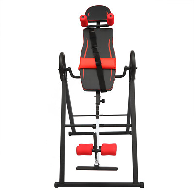 Inversion Table Heavy Duty Hang Upside Down Gravity Back Therapy Pain Relief New