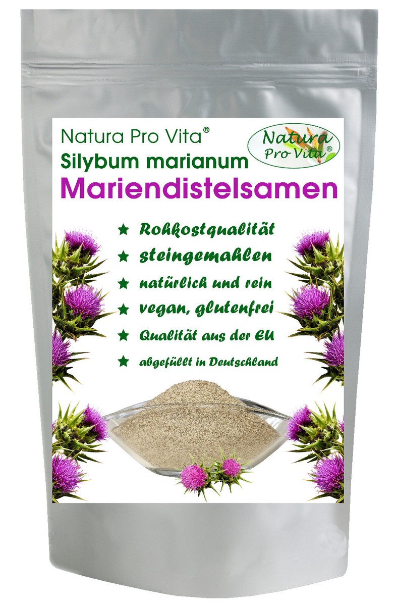 Mariendistelsamen Gemahlen Für Pferde – 2 Kg Eimer, 100% Naturrein, Mit Silymarin Für Leber & Verdauung