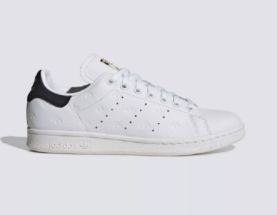 Womens Adidas Stan Smith Trainers FZ6371 White/Black UK Size