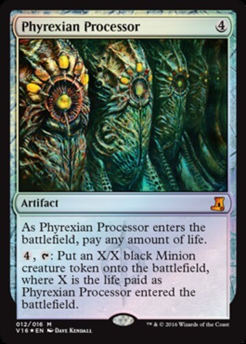 1x Phyrexian Processor - Foil MTG - From The Vault: Lore - Light Play