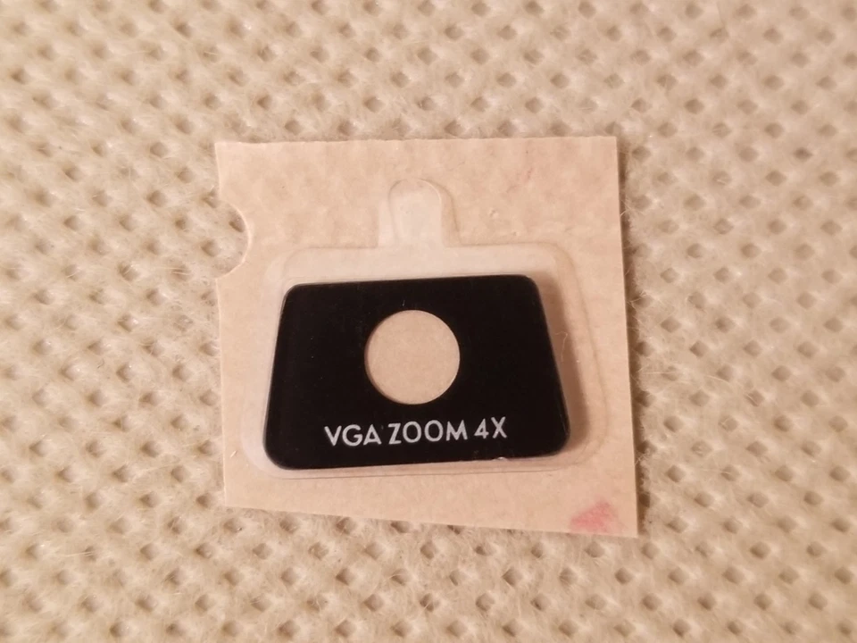 Nuevo Motorola OEM Cámara Frontal Lente Pantalla Vidrio Cubierta Pieza para RAZR V3 - NEGRO Foto 2 de 3