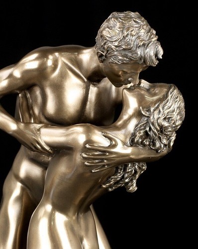 Akt Figur - Küssendes Paar - Statue Mann Frau erotisch sexy Erotik Veronese - Bild 6 von 7