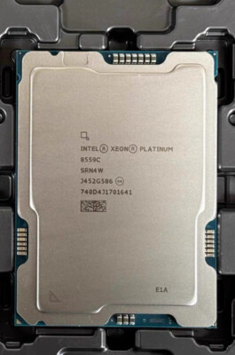 Intel Xeon Platinum 8559C CPU 2.4GHz Processor 48Core/96Thread LGA4677