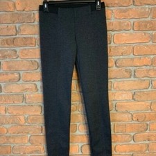 Simply Vera Vera Wang Ponte Knit Pants Womens XS Gray Pull On Career Skinny Slim