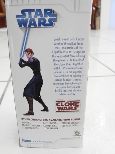 Anakin Skywalker (star wars) Bobblehead Clone Wars serie animata 2008 - Foto 3 di 3