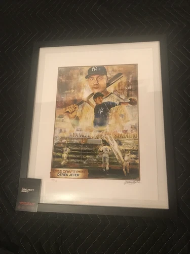 🔥2020 Topps Project 2020 Fine Art Print DEREK JETER by Andrew Thiele /99! 🔥🔥