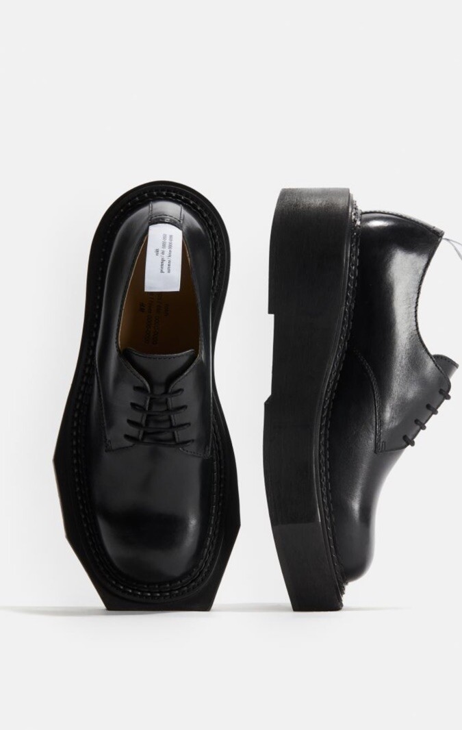 Rokh H&M Super RARE Platform Derby Shoes Chunky Leather Limited