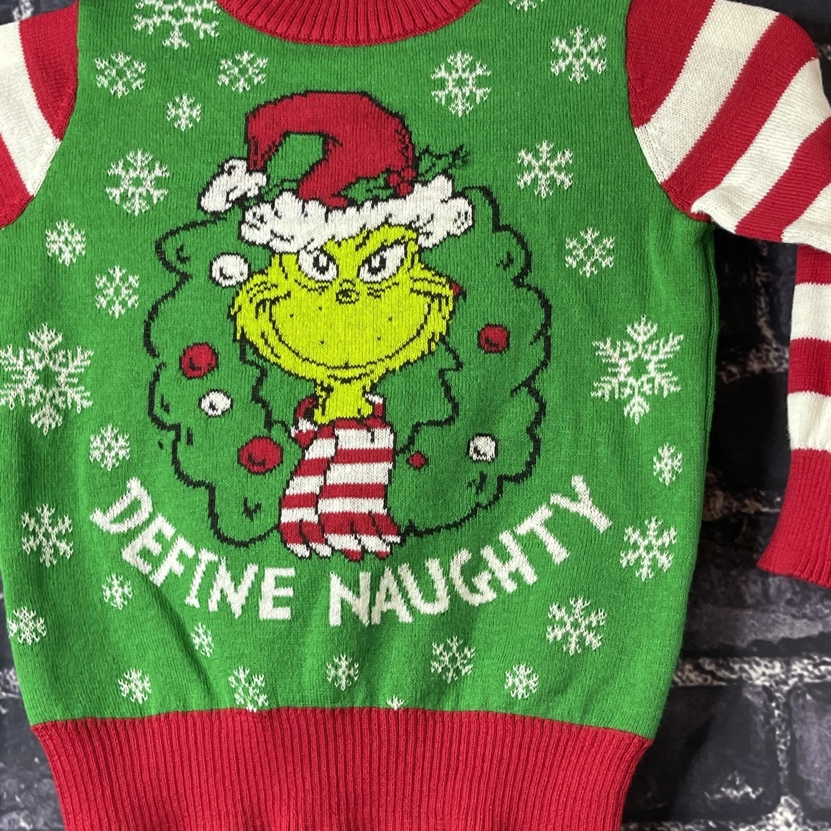 Define naughty christmas best sale sweater