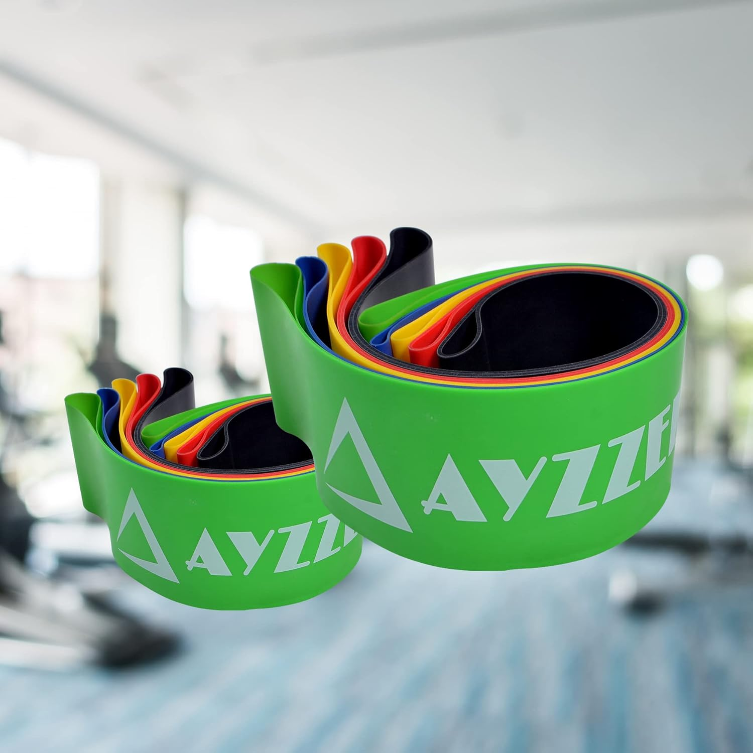 Resistance Exercise Fitness Loop Bands [Set of 5] for Rehabilitation Stretching