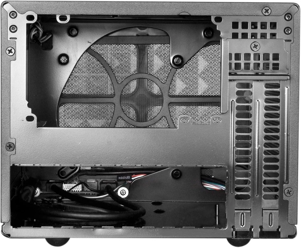 Ultra Compact Mini-Itx Computer Case with Mesh Front Panel Black (SST-SG13B-USA) - Image 3 of 4