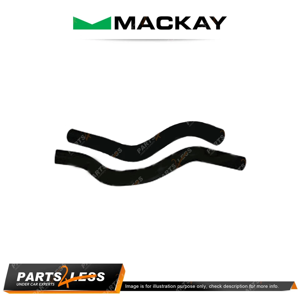 Mackay Heater Hose Set fits Holden Frontera MX 3.2L DOHC MPFI 6VD1 1999-2004 - image 2 of 2