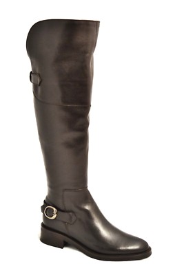 STIVALI DONNA NAPPA MARRONE SCURO VERA PELLE MADE IN ITALY