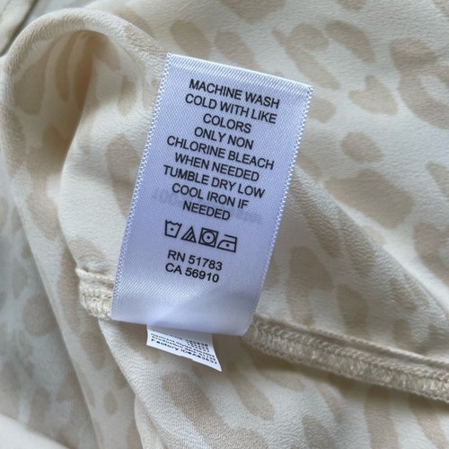 NWT Maurices Delton Leopard Zipper Back Tank, Size XS - Picture 6 of 7